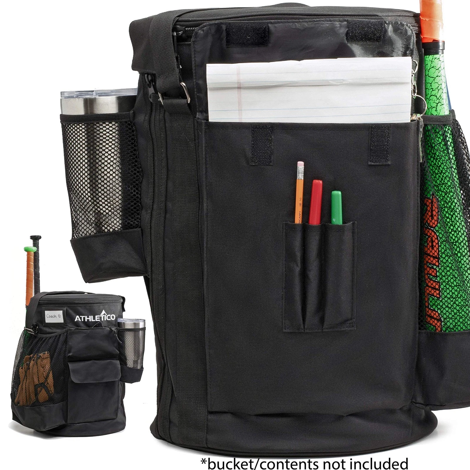Athletico Baseball Bucket Cover Organizer - Thumbnail 4