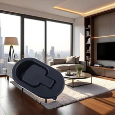 1PC Black Recliner Replacement Part Sofa Chair Couch Release Lever Pull Handl...