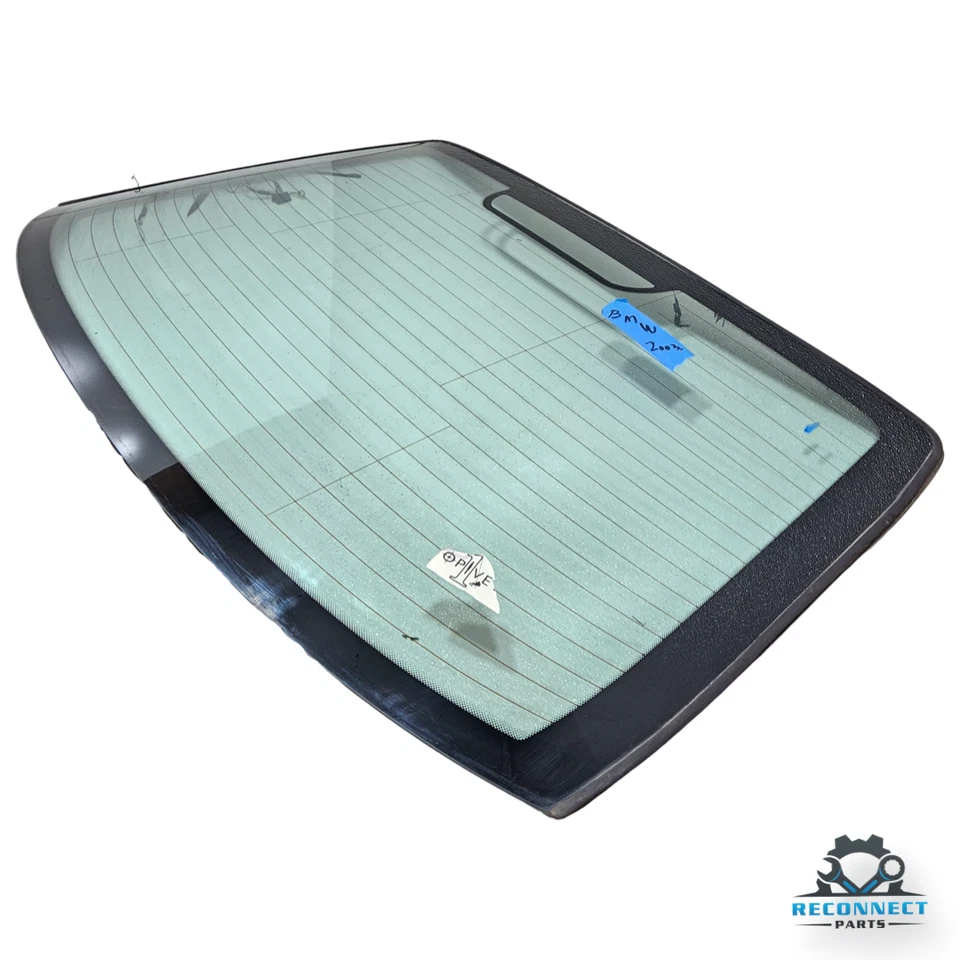 00-05 BMW 323i 325i 328i 330i E46 Rear Windshield Back Window Glass Cover OEM - Image 2 of 4
