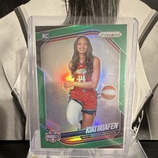 Panini 2025 Prizm WNBA Rookie Green Prizm Kiki Iriafen Washington Mystics #149