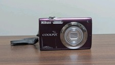 Nikon Coolpix S3000 12.0 Megapixel 4x Zoom Compact Digital Camera Plum Tested