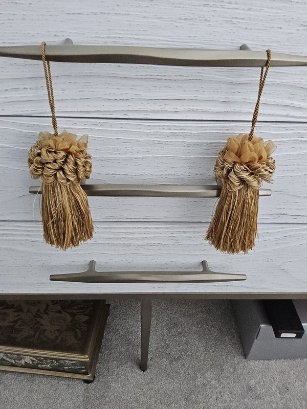 Pair Of Gold Silk Tassles