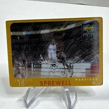 Latrell Sprewell 1997-98 Upper Deck "Diamond Vision" Motion Card #9