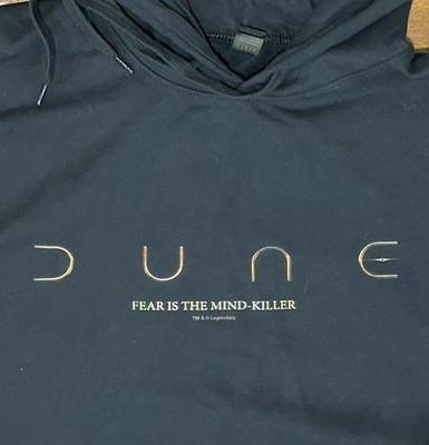 Dune  Fear Is The Mind-Killer  Movie Hoodie Sweatshirt - Black - Size L - NWOT