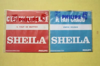 Sheila juke-box "c'est toi que j'aime" et "il fait chaud" - Photo 1/2