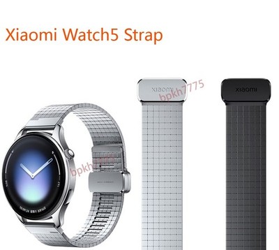 Original Xiaomi Watch5 Strap titanium metal 3D printed watch strap