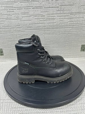Timberland Pro Boot Womens Size 5.5 M Direct Attach Steel Toe Work Black Leather
