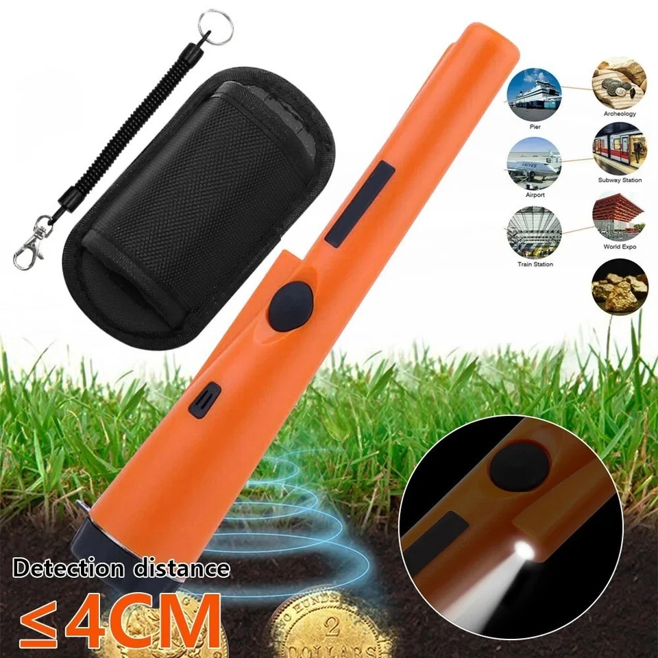 Detector de Metales Pro Pinpointing Máxima Sensibilidad Puntero Estático Impermeable Foto 2 de 4