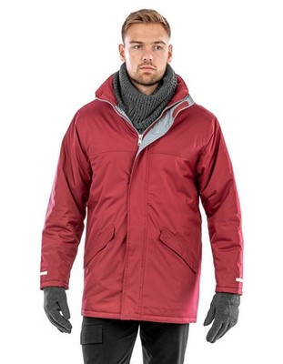 Herren Parka Winterjacke Kapuze Wasserdicht S-3XL Jacke länger geschnitten