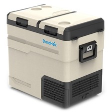 Kompressor Kühlbox 55L 12/24/230V Dual Zone Gefrierbox Auto Wohnmobil Boot App