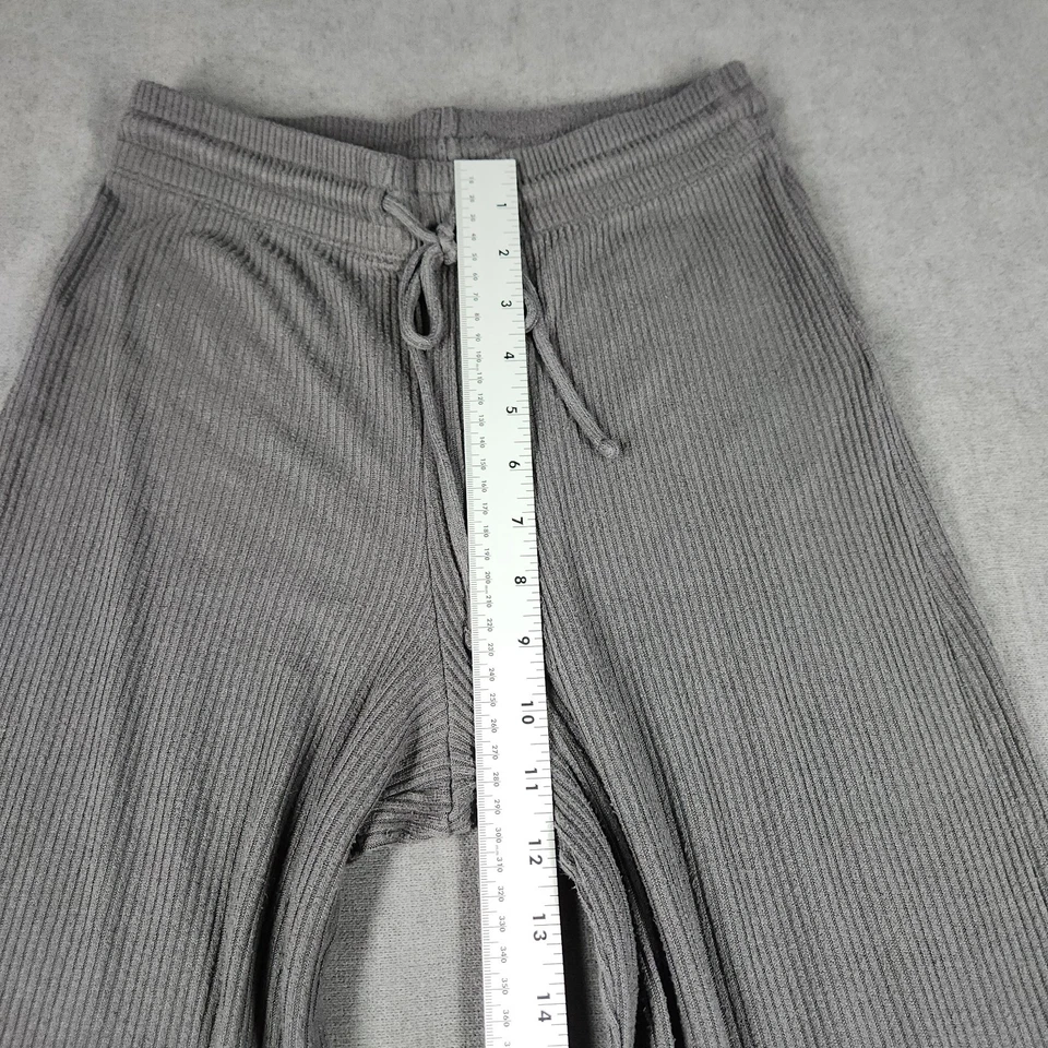 Gap Body Pants Womens Size XS Grey Polyester Lounge Wide Leg - Image 4 of 4