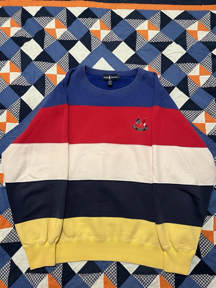 [RARO] Sudadera Vintage Polo Ralph Lauren Años 80 Aniversario Salvavidas Foto 2 de 4