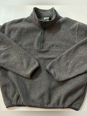 Vintage LL Bean Fleece snap pullover men s large