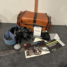 Vintage C mara 1970s L-CM Gaf 1:19/50 Manual, Bag, Quantaray QA 25