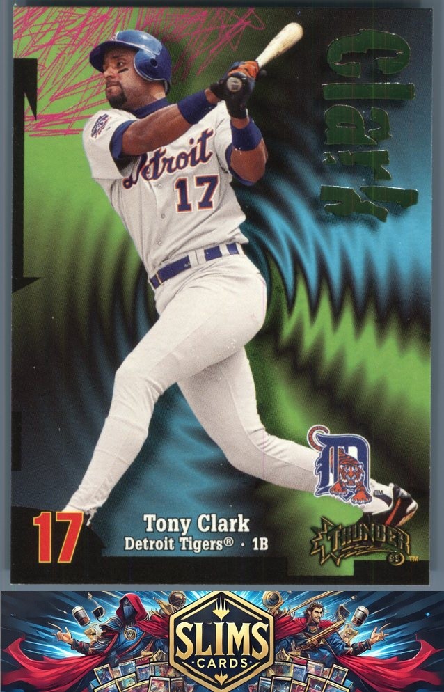 1998 Circa Thunder Detroit Tigers Tony Clark #17