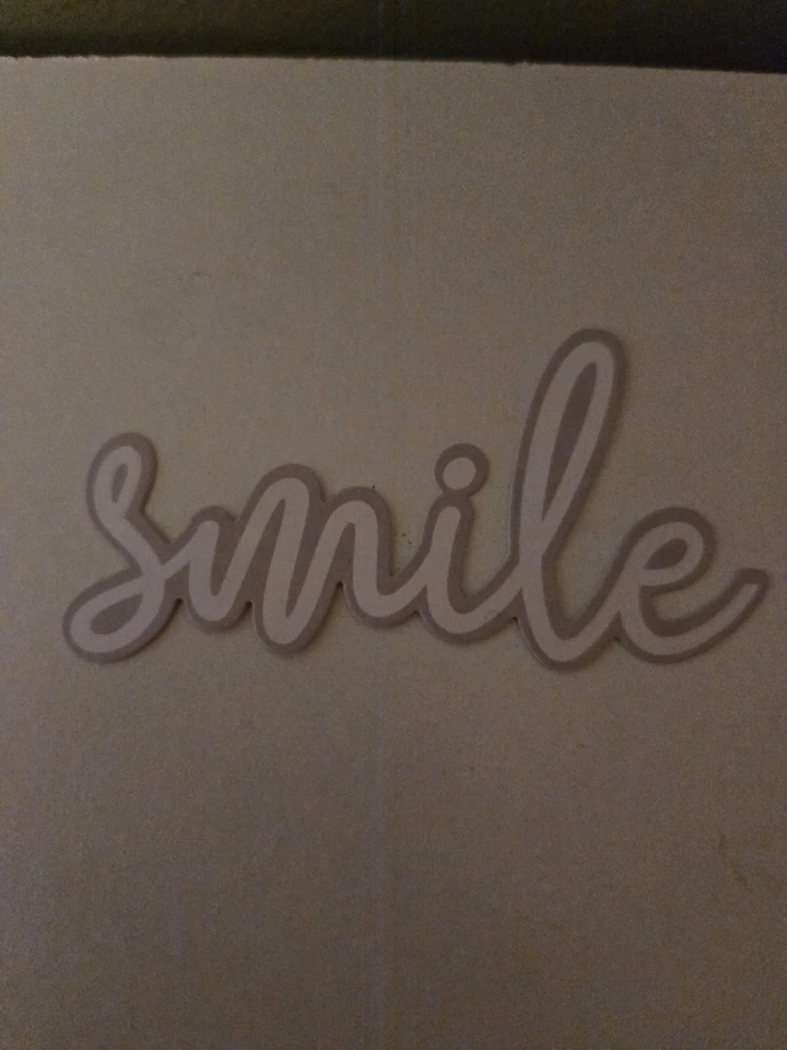 Набор из 2 штампов для скрапбукинга Creative Memories Smile Cursive Word - Изображение 3 из 3