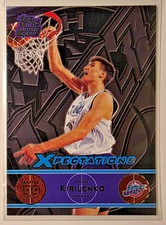 2001-02 Topps Xpectations #140 Andrei Kirilenko RC Utah Jazz Russia