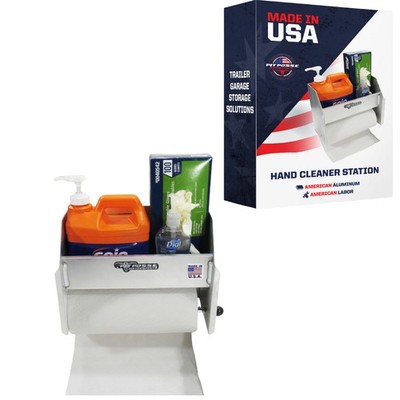 Pit Posse Hand Cleaner Station Cabinet- Aluminum Trailer Work Station- USA made