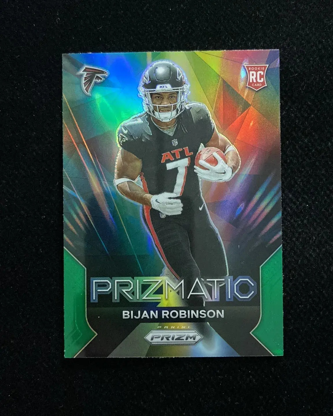 2023 Panini Prizm Prizmatic Silver #19 Bijan Robinson RC Rookie Falcons -VS37