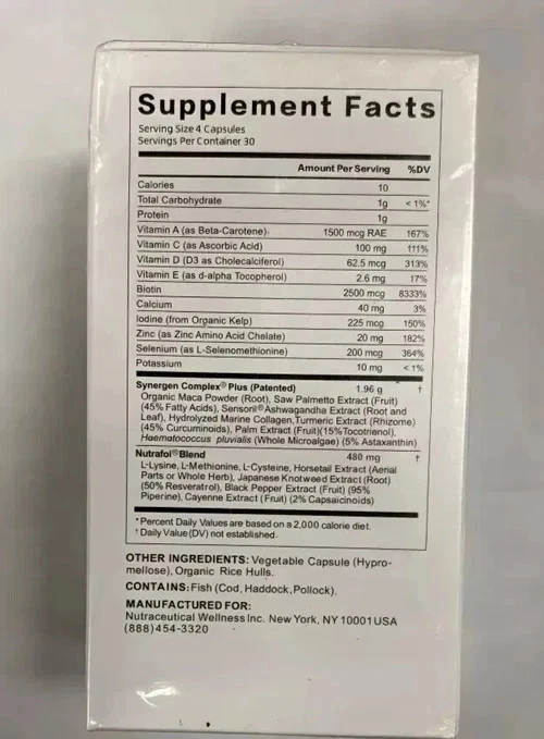 PACK DE 3, cápsulas de crecimiento capilar utrafol para mujer equilibrio a partir de 45 años ¡SUMINISTRO PARA 3 MESES! Foto 3 de 4