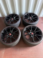 Honda Civic Type R Fk8 Alloy Wheels Set 4 20” Gloss Black & Michelin Pilot Tyres