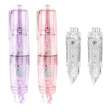 White Correction Tape Pen Refillable Retractable Quick Dry Japan Aesthetic