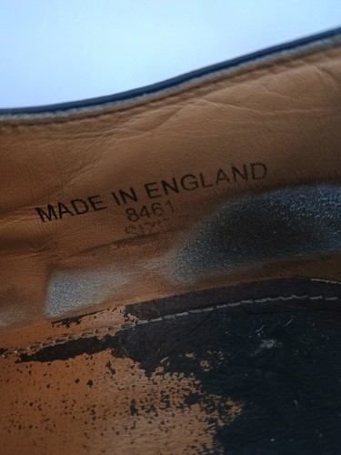 Vintage MADE IN ENGLAND 1990s Doc Dr Martens 8461 CHUNKY Platform Leather UK 7 - Bild 17 von 21