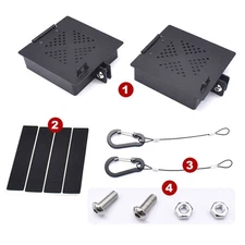 4" RV Bumper Cap Cover RV Bumper Plug End Cap Square Bumper Caps For Airstream