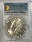 1883 CC Morgan Dollar PCGS MS63
