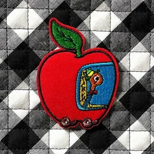 Lowly Worm Busytown Busy World of Richard Scarry - Iron on Patch