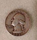 1952 D Washington Quarter 90% Silver United States Coin