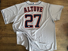 Houston Astros Jose Altuve Authentic Signed Grey Signed Nike Jersey JSA Size XL