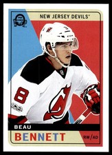2017-18 O-Pee-Chee #397 Beau Bennett New Jersey Devils - Retro Hockey Card