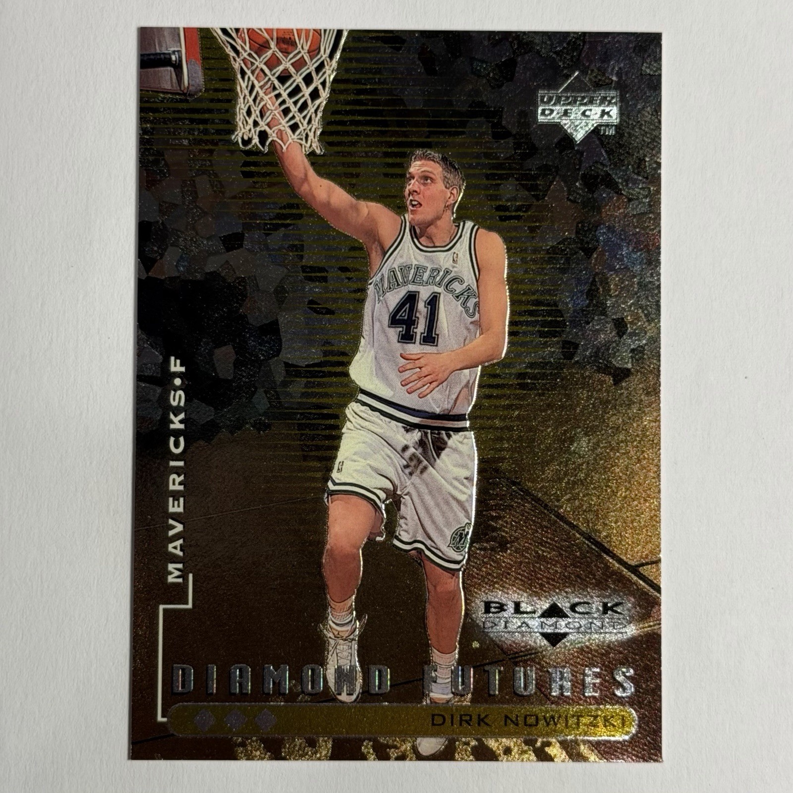 DIRK NOWITZKI RC 1998-99 BLACK DIAMOND TRIPLE ROOKIE FUTURES #92 GOLD #/1000