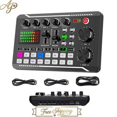 Professional Audio Mixer & Live Sound Card - Perfect for Streaming & Podcasting
