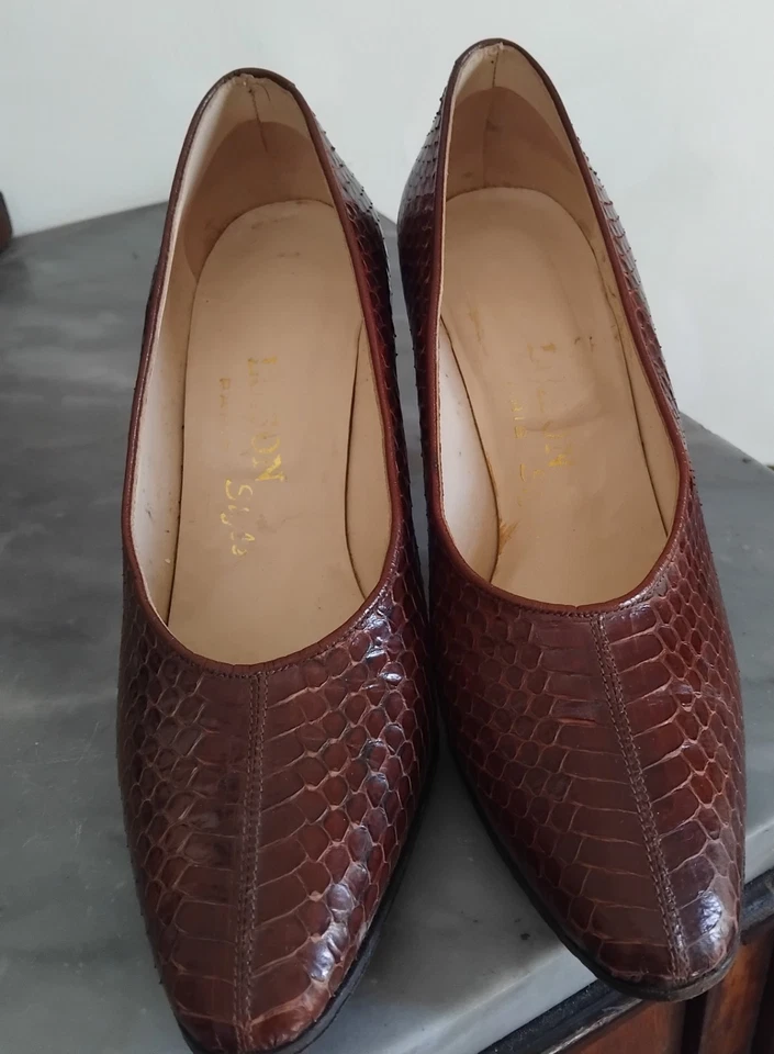 Scarpe Décolleté In Pitone - Immagine 3 di 4