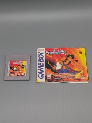 Aladdin Nintendo Gameboy GBC Game Boy Spiel Game Modul mit Anleitung 