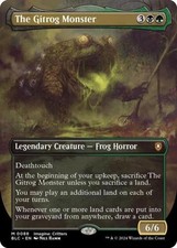 MTG English The Gitrog Monster (Borderless) NM Normal Commander: Bloomburrow