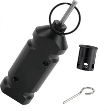 6X Perimeter Trip Alarm, 12 Gauge Camping Wire Alarm Device, A, Black 