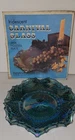 Carnival Indiana Glass Co. Iridescent Blue Purple 2908 Hostess Plate In Box MINT