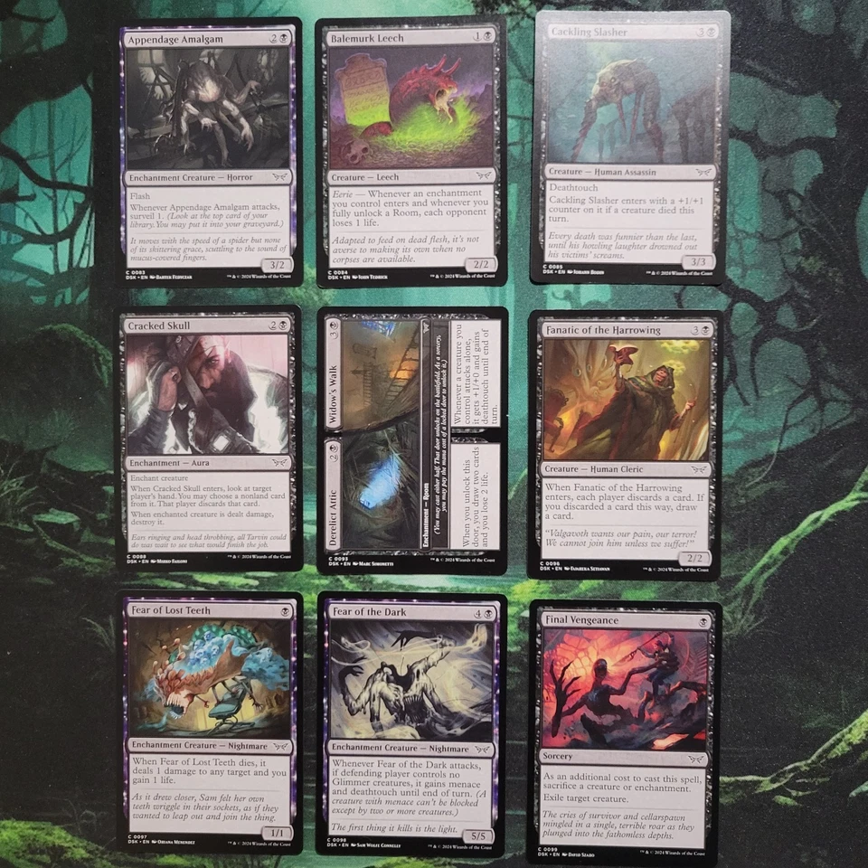 MTG Duskmourn: House of Horror A-Z List of Near Mint Commons, Tokens, Lands - Image 2 of 4