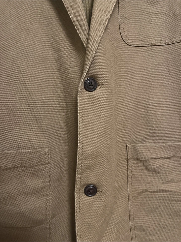 Duluth Trading Flex Firehose Jacket Sports Coat Blazer Mens Brown Heavy Sz: 2XLT - Image 3 of 4