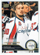 14-15 UD Upper Deck Series Two  Marcus Johansson  1/100  First Card Exclusives