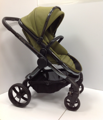 iCandy Peach 7 Olive Pushchair and Carrycot Bundle - Picture 1 of 19