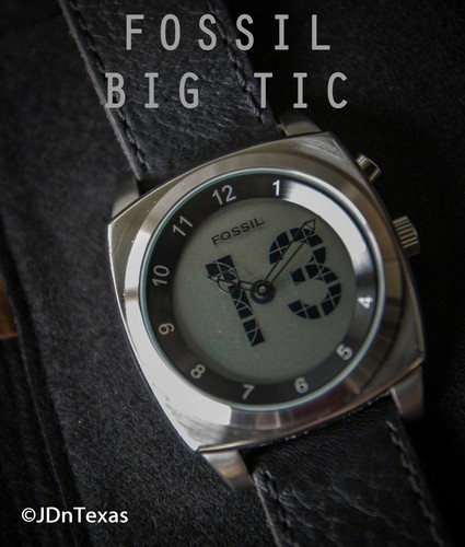 FOSSIL BIG TIC VINTAGE MEN WATCH 
