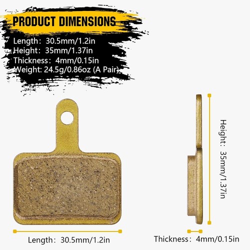 Pastillas de freno, pastillas de freno de disco para bicicleta Tektro Shimano - Imagen 4 de 7