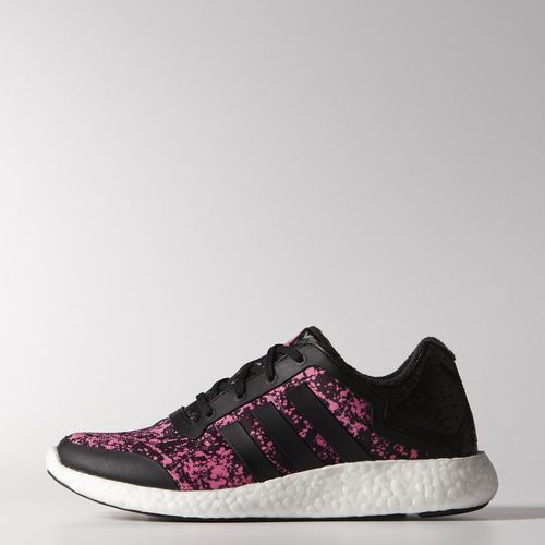 Adidas pure 2025 boost pink black