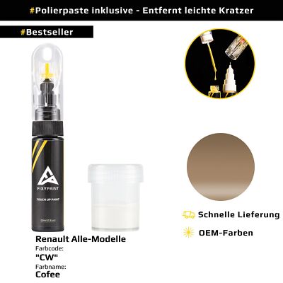 Lackstift für Renault Alle Modelle Code: CW Cofee