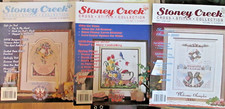 Lot of 3 Stoney Creek Cross Stitch Magazines - March/April May/June 2001 2000