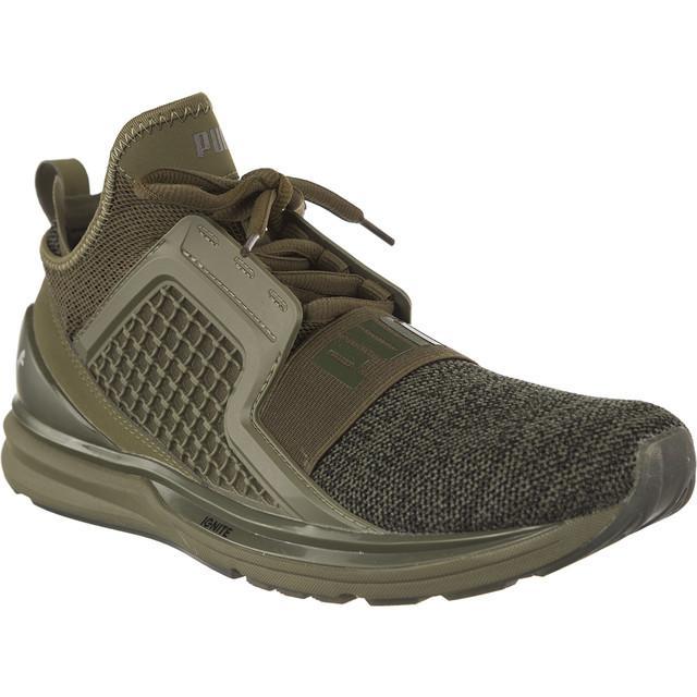 puma ignite olive green